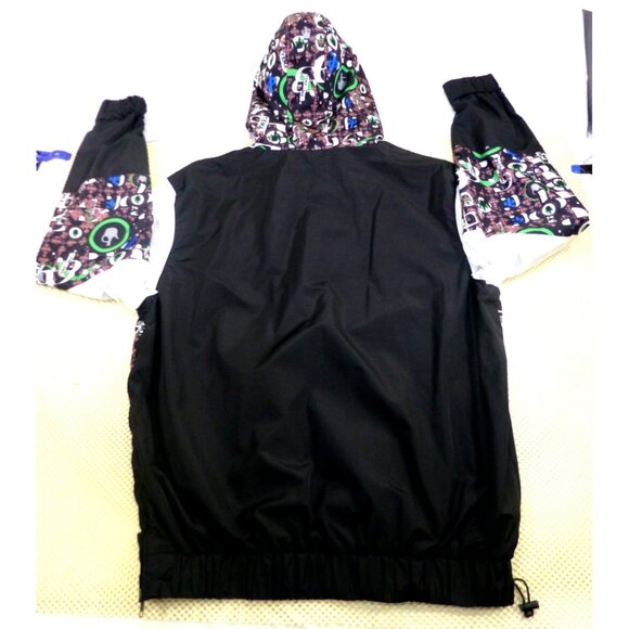 Rare Yema Hooded Jacket African Streetwear Ethiopian Art Amharic Script Patterns - Picture 13 of 14